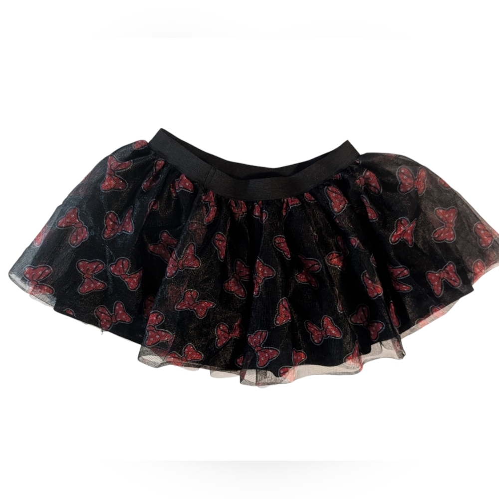 Disney Junior Minnie Black and Red Minnie Mouse Tutu Skirt, Size 5T
